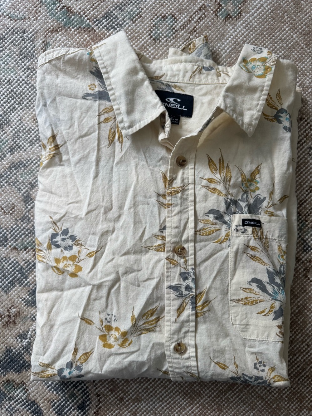 O’Neill Cotton Hawaiian Short Sleeve Button Down